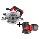 Milwaukee M18 18V Lithium-Ion Cordless 6-1/2 in. Circular Saw & 5 in. Random Orbit Sander Combo Kit thumbnail 1