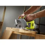 RYOBI 18V ONE+ 6-1/2 in. Cordless Circular Saw with 1.5 Ah Lithium-Ion Battery thumbnail 7