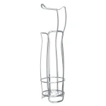 interDesign Axis Freestanding Toilet Paper Holder Plus in Chrome thumbnail 2