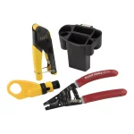 Klein Tools Coaxial Installation Tool Set with Molded Hip Pouch for RG56, RG59, RG6, RG6Q Cables thumbnail 15