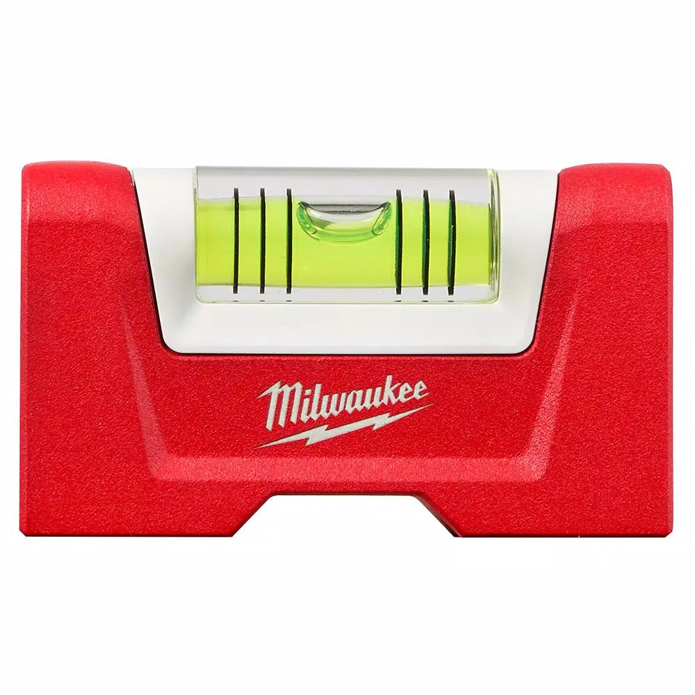 Milwaukee 3 in. Compact Torpedo Pocket Level with SHARPSITE™ Magnified Vial Technology