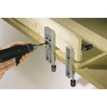 Wolfcraft Dowel Pro Kit - Aluminum Doweling Jig Set with 60 Beechwood Dowels thumbnail 8