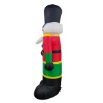 ALEKO's 8 ft. Christmas Inflatable Nutcracker with LED Lights and UL Certified Blower thumbnail 5