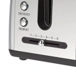 Brentwood Appliances 2-Slice Extra-Wide Slot Silver Toaster thumbnail 2