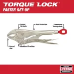 Milwaukee 4 in. TORQUE LOCK™ Curved Jaw Locking Pliers thumbnail 2
