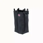 Suncast Commercial Housekeeping Cart Hanging Divided Storage Bag, Black thumbnail 1