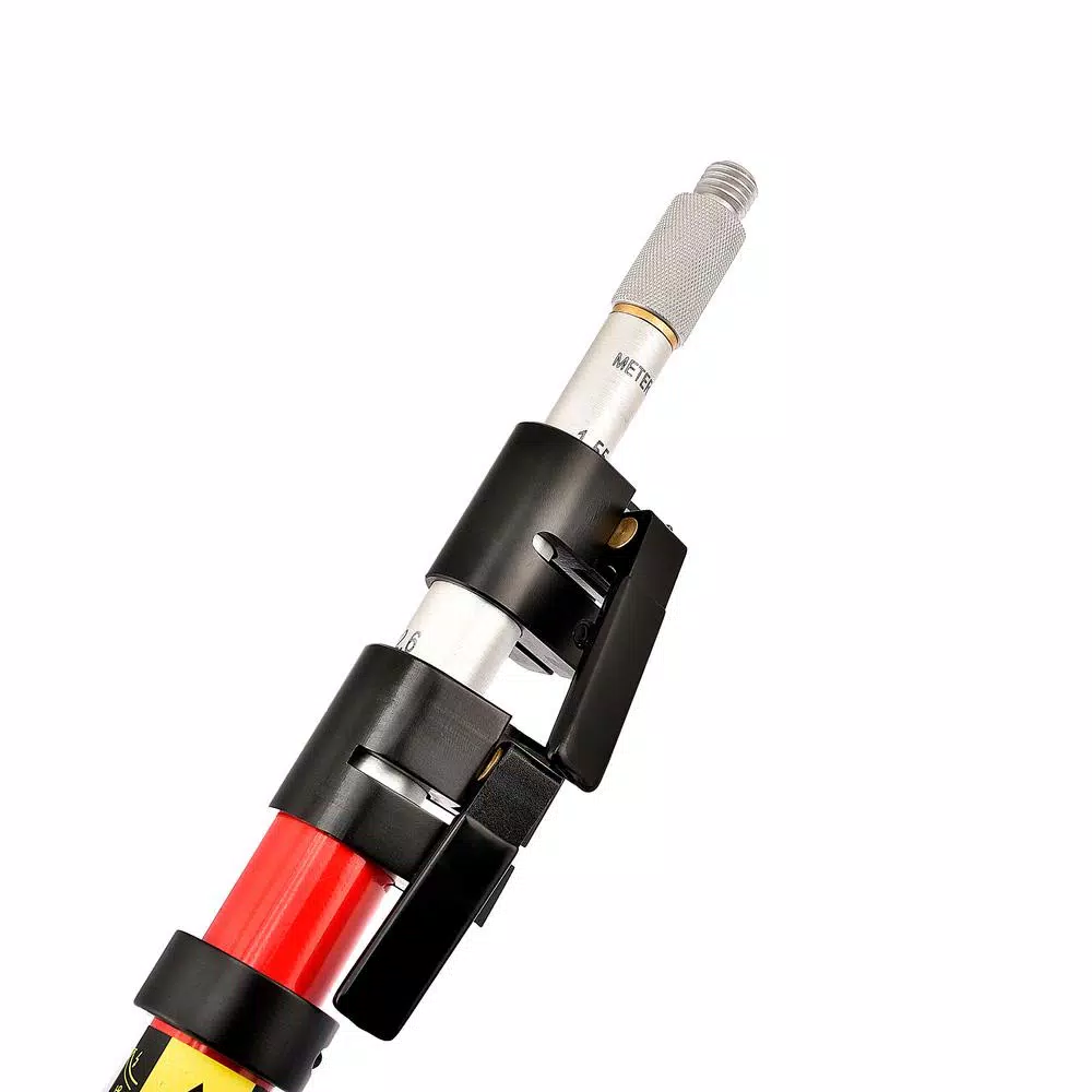 AdirPro 12 ft. Aluminum Prism Pole with Screw Collar Lock and Carrying Case