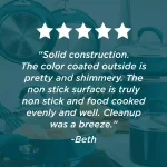 Rachael Ray Create Delicious 14.25-Inch Aluminum Nonstick Wok, Teal Shimmer thumbnail 6