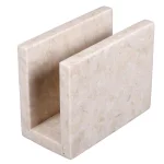 Creative Home Natural Champagne Marble Napkin Holder thumbnail 3