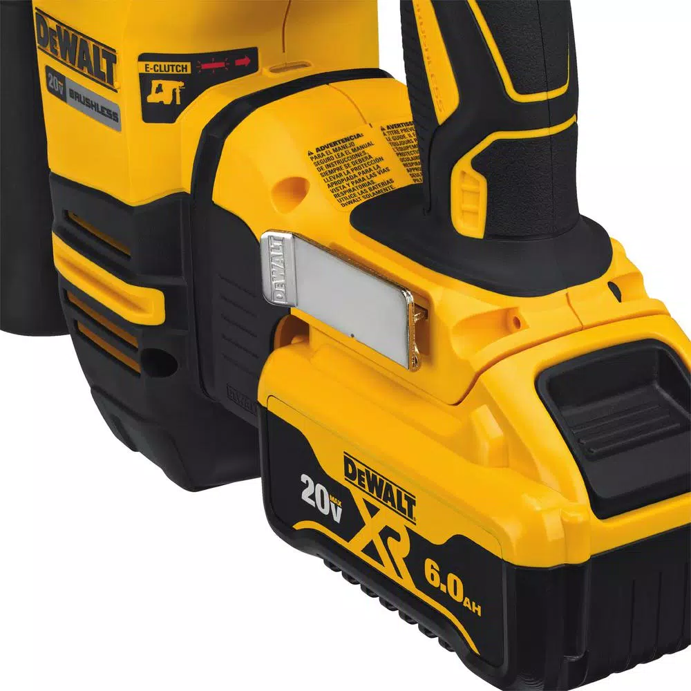 DEWALT 20V MAX XR Brushless 1-1/8 in. SDS Plus L-Shape Rotary Hammer Kit with (2) 6.0Ah Batteries & Charger