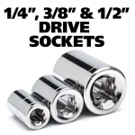 Husky 290-Piece Mechanics Tool Set with 1/4 in., 3/8 in., and 1/2 in. Drive thumbnail 6