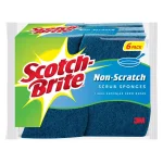 Scotch-Brite Non-Scratch Scrub Sponges, Blue, 6-Pack thumbnail 1