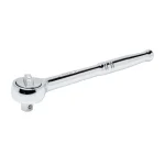 Husky 3/8 in. Drive Round Head Ratchet, 40-Tooth, Alloy Steel thumbnail 1