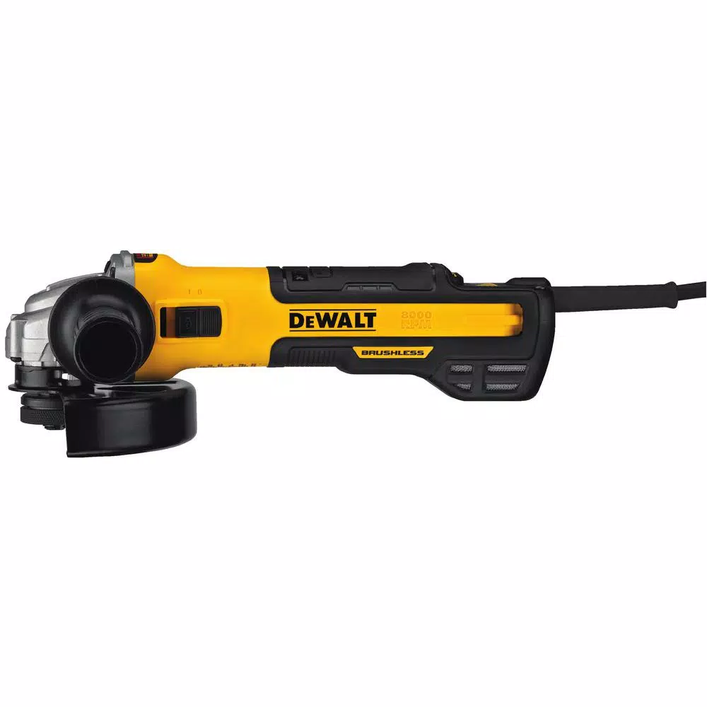 DEWALT 13-Amp Brushless Corded 5 in. to 6 in. Angle Grinder with Variable Speed and Kickback Brake