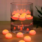 LUMABASE Orange Floating Blimp LED Lights, Waterproof Battery Operated Decorative Lights (12-Count) thumbnail 3