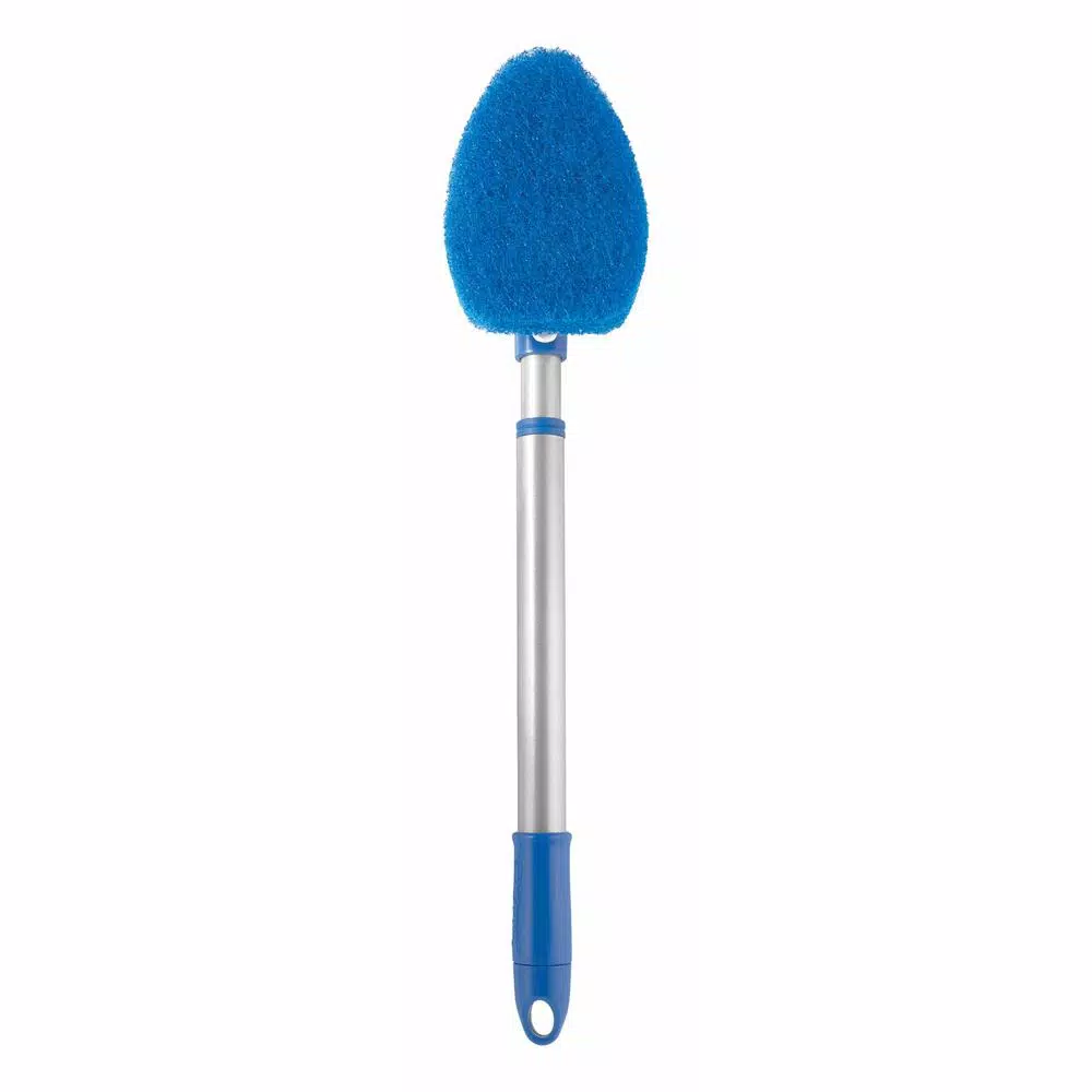 3M Scotch-Brite Non-Scratch Tub and Shower Scrubber with Long Extendable Handle