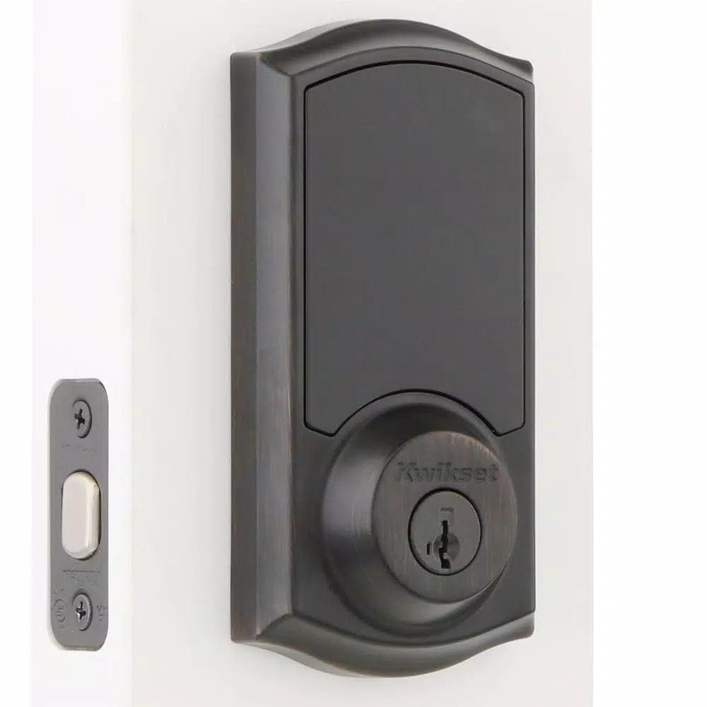 Kwikset SmartCode 916 Z-Wave Smart Deadbolt with SmartKey Security, Venetian Bronze