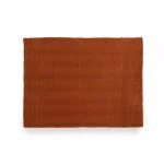 Noble House Cascara Orange Corduroy Plush Throw Blanket - Modern Textured Decor thumbnail 1
