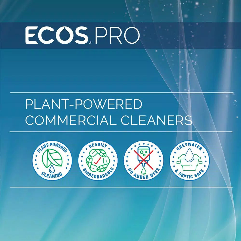 ECOS Pro Orange Plus Heavy-Duty Floor Cleaner Concentrate, 128 oz.