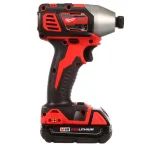 Milwaukee M18 18V Lithium-Ion 1/4 in. 2-Speed Impact Driver Kit with (2) 1.5Ah Batteries, Charger, and Hard Case thumbnail 4