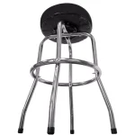 WEN 300 lb. Capacity Chrome-Plated Swivel Shop Bar Stool with Padded Vinyl Cushion thumbnail 3