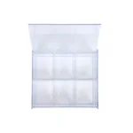 Mind Reader Clear Acrylic 6-Compartment Tea Bag Organizer and Pantry Storage Container with Lid thumbnail 4