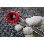 Milwaukee Lineman's High Leverage Ratcheting Wrench with Milled Strike Face thumbnail 7