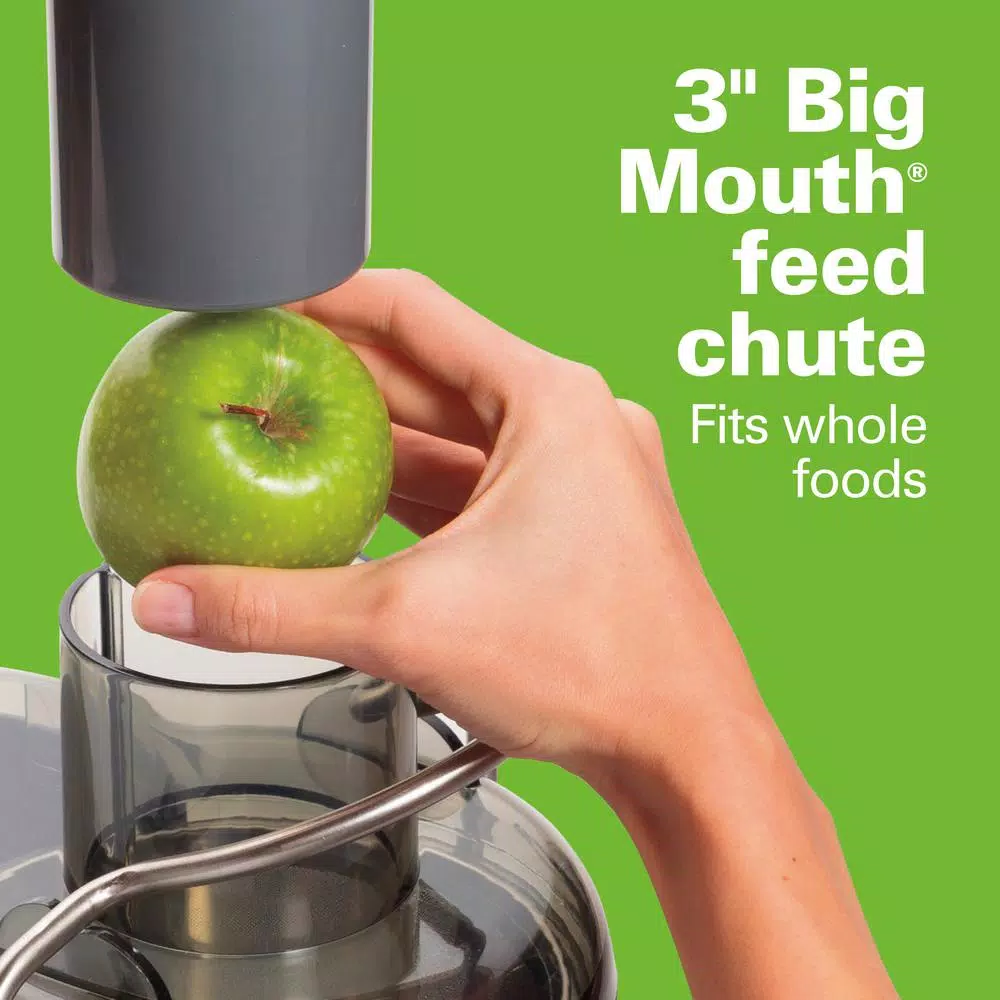 Hamilton Beach Premium Big Mouth 2-Speed Juice Extractor, Stainless Steel