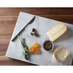 Fox Run White Marble Pastry Board, 12 x 16 inch Rolling Surface for Dough and Pastries thumbnail 4