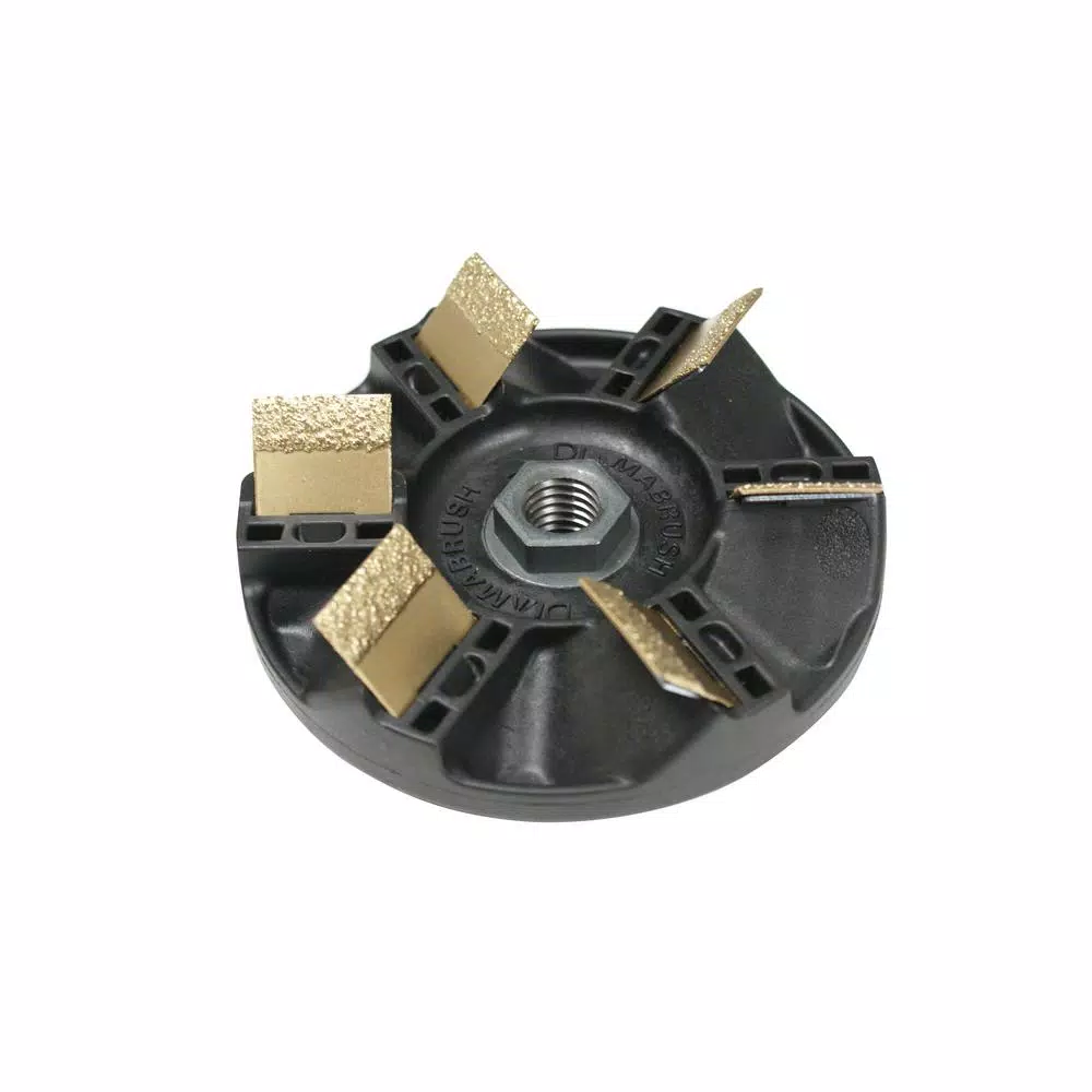 Diamabrush 4.5 in. Concrete Removal Tool - Abrasive Hand Tool for Grinders