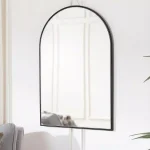 Home Decorators Collection Medium Arched Black Classic Accent Mirror thumbnail 3