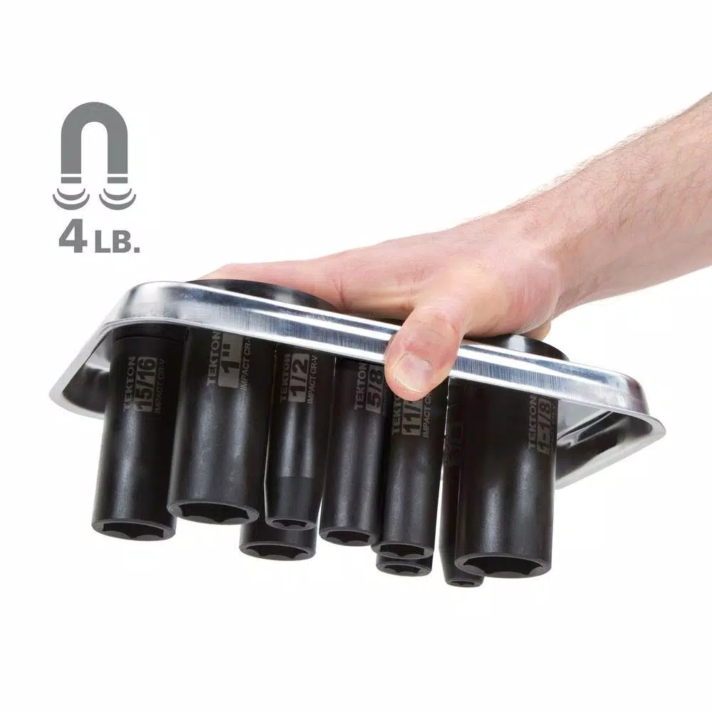 TEKTON 9-1/2 Inch Rectangle Magnetic Parts Tray