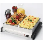 Betty Crocker 5 Qt. Stainless Steel Buffet Server and Warming Tray thumbnail 8