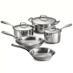 Tramontina Gourmet Prima 8-Piece Stainless Steel Cookware Set, Tri-Ply Induction Compatible thumbnail 2
