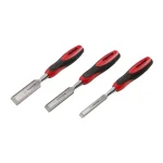 TEKTON 3-Piece Wood Chisel Set with High-Carbon Steel Beveled Blades thumbnail 1