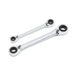 GearWrench 2-Piece Quadbox Reversible Ratcheting Wrench Set, SAE thumbnail 3