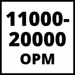 Einhell PXC 18V Cordless Oscillating Multi-Tool, 20,000 OPM, Variable Speed (Tool Only) thumbnail 3