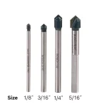 Bosch GT2000 Glass and Tile Carbide Tipped Drill Bit Set, 4-Piece thumbnail 3