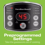 Hamilton Beach 14-Cup Stainless Steel Rice and Hot Cereal Cooker thumbnail 6