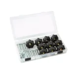 POWERTEC 10-Pack T-Track Knob Kit with 7-Star Knobs, 5/16"-18 Bolts and Washers thumbnail 2