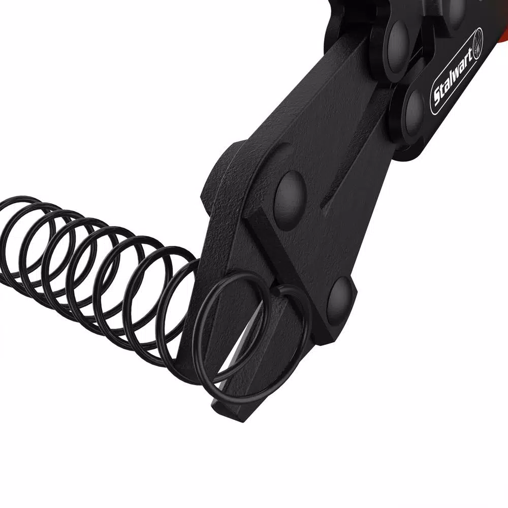 Stalwart 8 in. Mini Wire and Bolt Cutters with Compound Action Hinge
