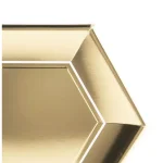 Sugar Plum Party SugarPlum Collection Gold Hexagon Metallic Paper Dinner Plates, 10.25 inch (Set of 16) thumbnail 2