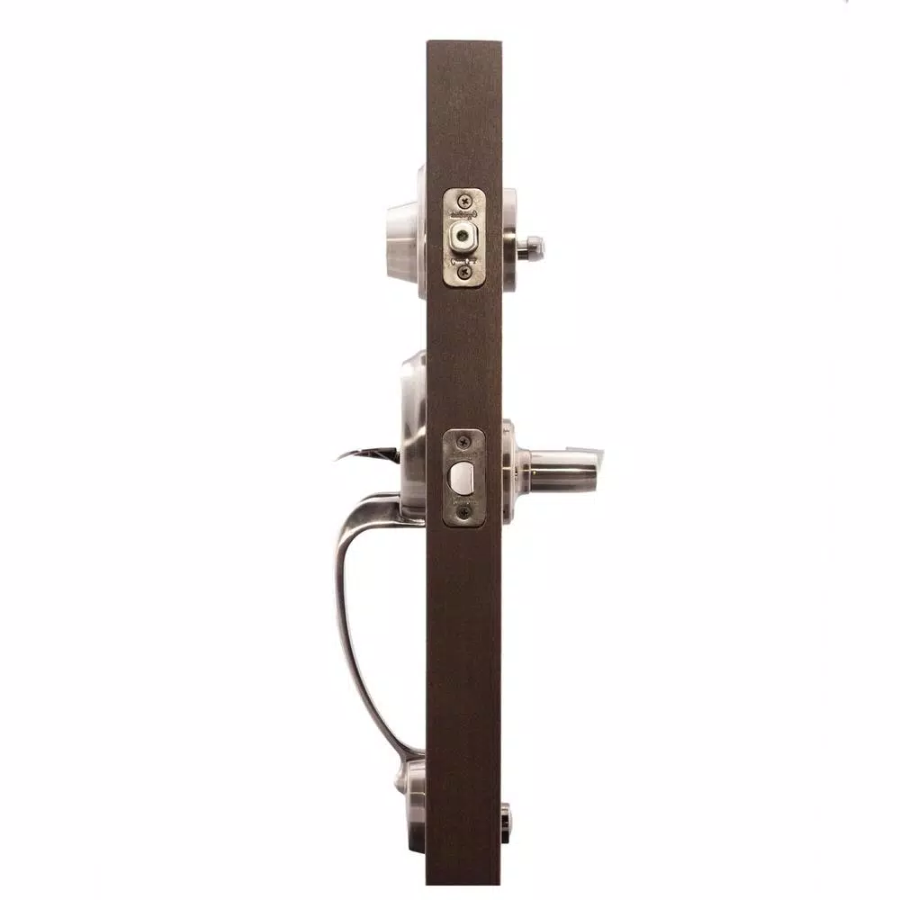 Copper Creek Colonial Handleset with Waverlie Lever Trim, Antique Nickel