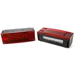 MaxxHaul 12V LED Submersible Rectangular Trailer Light Kit with All-Copper Wiring Harness thumbnail 4