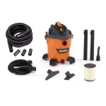 RIDGID 12 Gal. 5.0 Peak HP NXT Wet/Dry Shop Vacuum with 20 ft. Tug-A-Long Hose and Locking Accessories thumbnail 1
