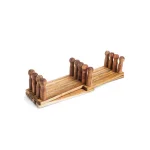 Ironwood Acacia Wood Expandable Accordion Peg Rack thumbnail 5