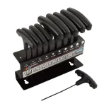 Performance Tool 10-Piece Metric T-Handle Hex Key Set with Storage Tray thumbnail 5