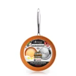 Gotham Steel 11 in. Stainless Steel Non-Stick Ti-Cerama Frying Pan, Induction Compatible thumbnail 4