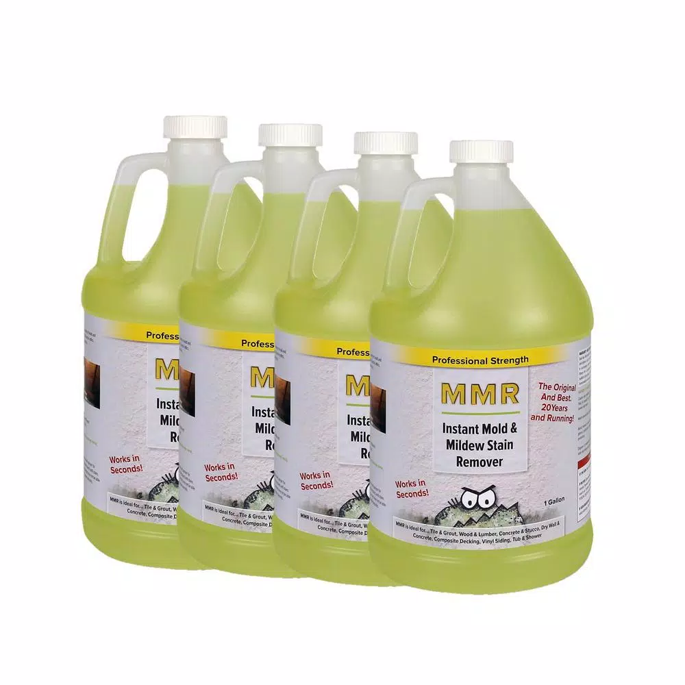 MMR Professional Instant Mold and Mildew Stain Remover, 1 Gallon (4-Pack)