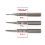 TEKTON 3-Piece Nail Set Kit, 1/32 in., 1/16 in., and 3/32 in. Sizes thumbnail 3